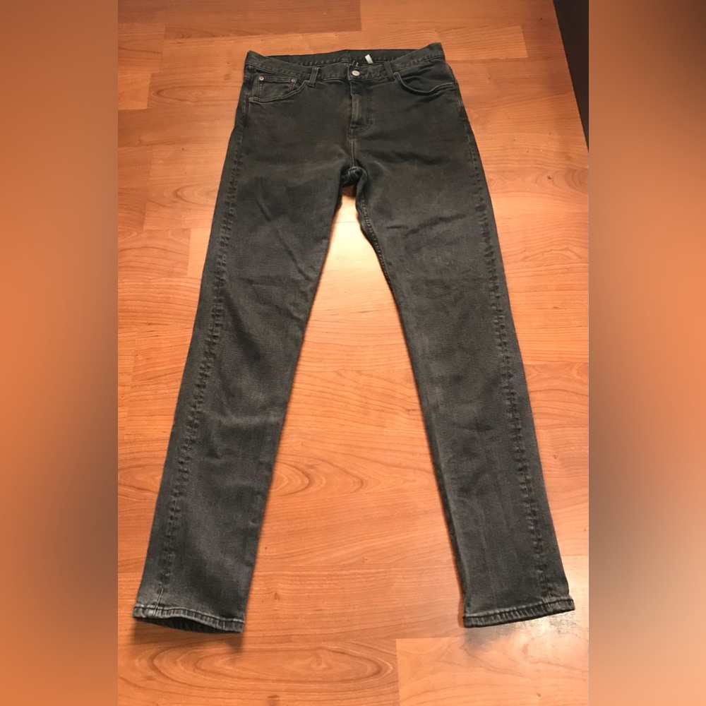 WEEKDAY SUNDAY Mens Black Denim